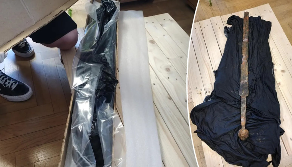 Выловил меч