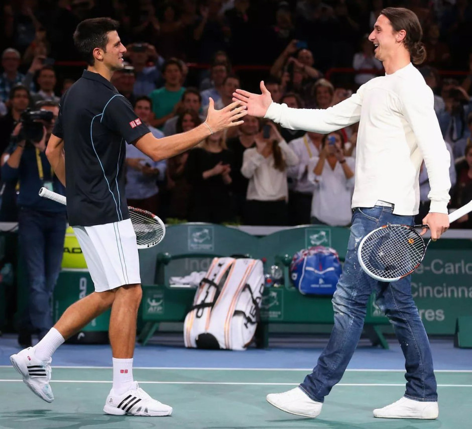 Новак Джокович и Златан Ибрагимович