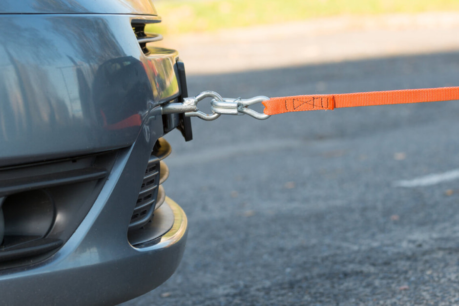 Буксировка на мягкой сцепке