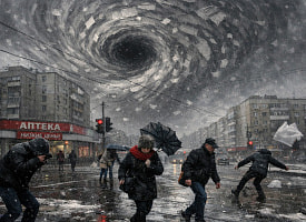 Сразу 6 стихий обрушатся на Беларусь. Белгидромет предупредил о циклоне и объявил желтый уровень опасности на 23 февраля