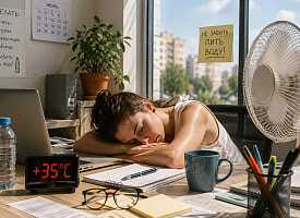 Мозг плавится, все бесят, хочется спать. Что жара +35°C делает с организмом