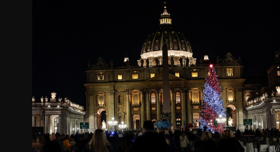елка-Ватикан, фото AP