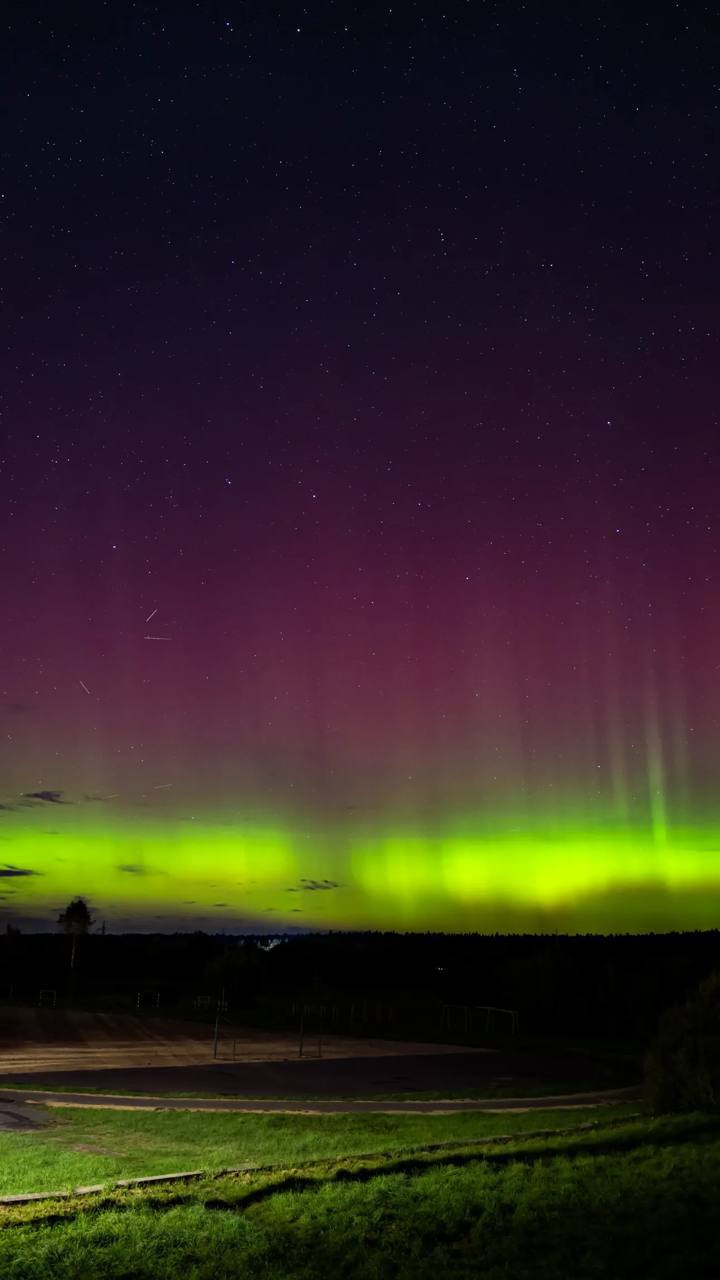 Полярное сияние Новополоцк