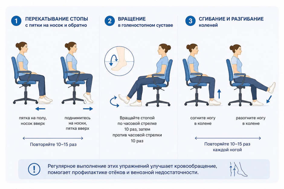 Вены и сидячая работа