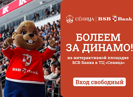КХЛ на большом экране. Поболеть за “Динамо Минск” в ТЦ “Сеница”