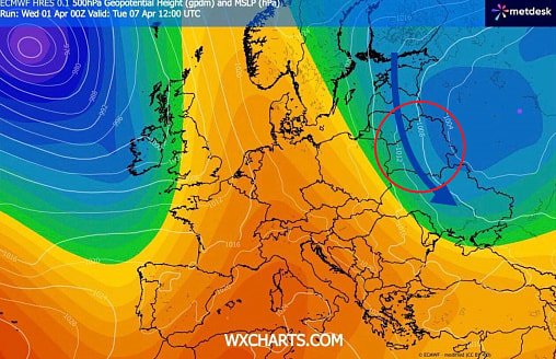 До -5°С и даже ниже. Значительная температурная аномалия заморозит Беларусь в апреле – с тройными осадками