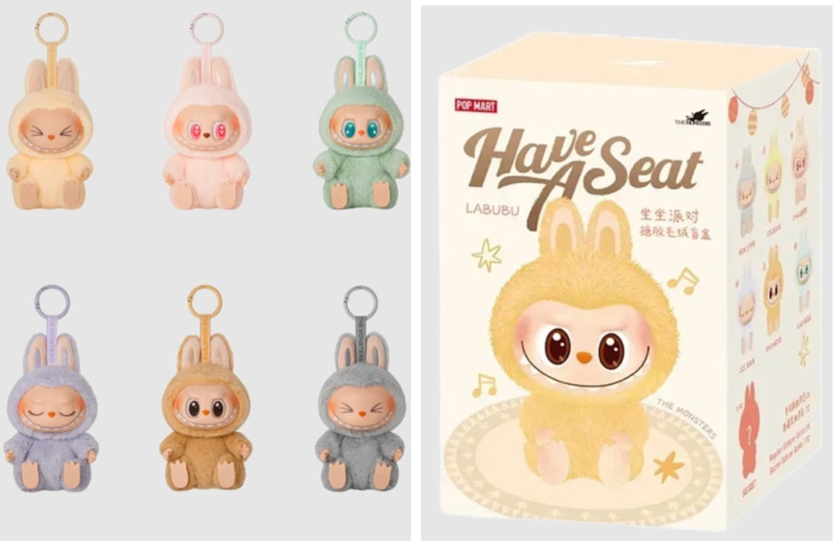 лабубу брелоки