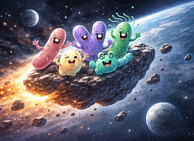 Микробы могут путешествовать между планетами на обломках астероидов – исследование