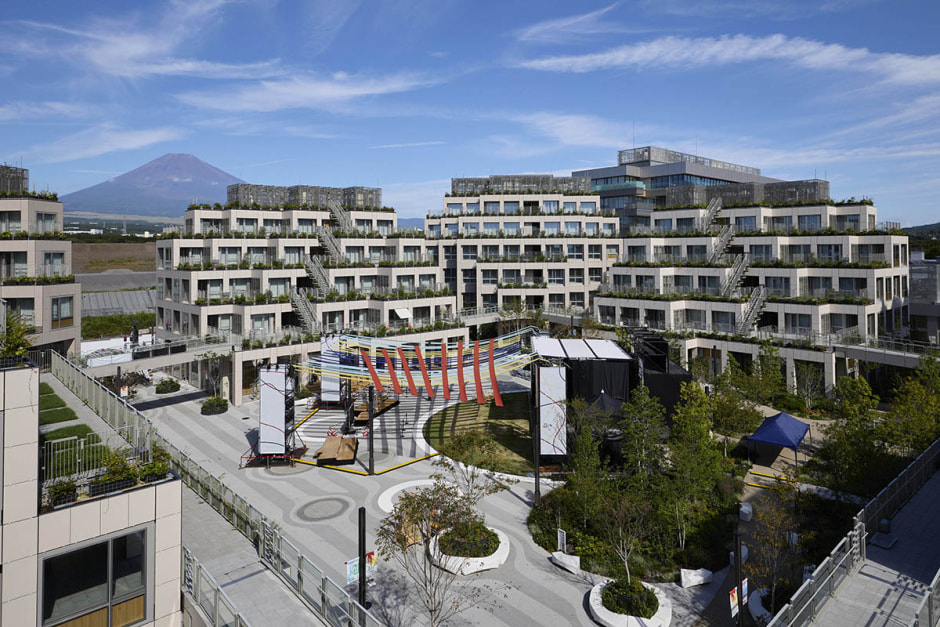 Woven City Courtyard