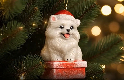 Белорусам предложили купить елочную игрушку в виде президентского шпица Умки – где?