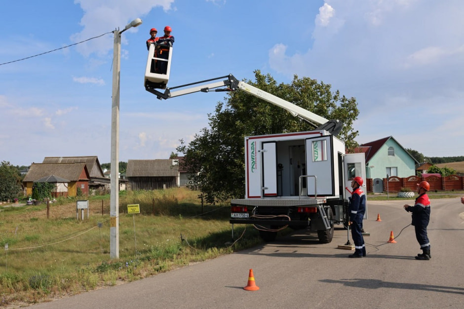 ремонт освещения днем