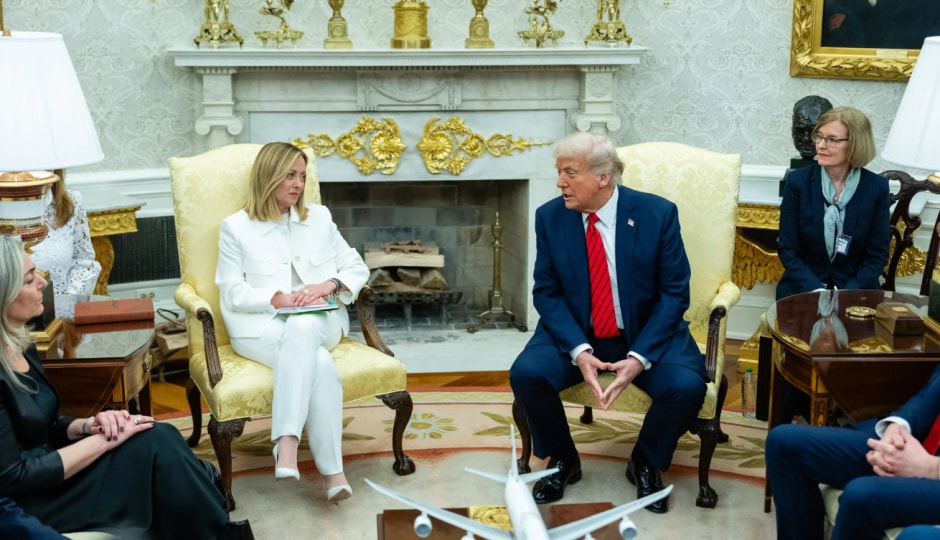 Трамп и Мелони Трамп и Мелони