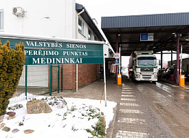 На литовской границе временно остановили оформление грузовиков 