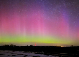 Небо над Беларусью озарилось красками – сильная магнитная буря обрушилась на Землю