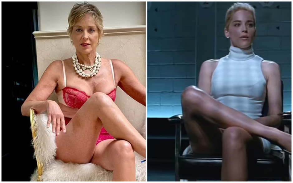 Шэрон Стоун повторила культовую сцену из 