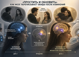 “Понять и простить”? Ученые выяснили, как мозг редактирует обиды после извинений