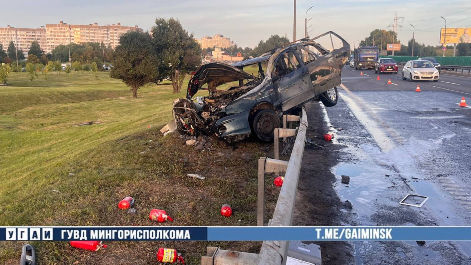 пожар на мкад