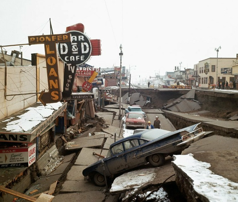 Аляска, 1964 землетрясение 
