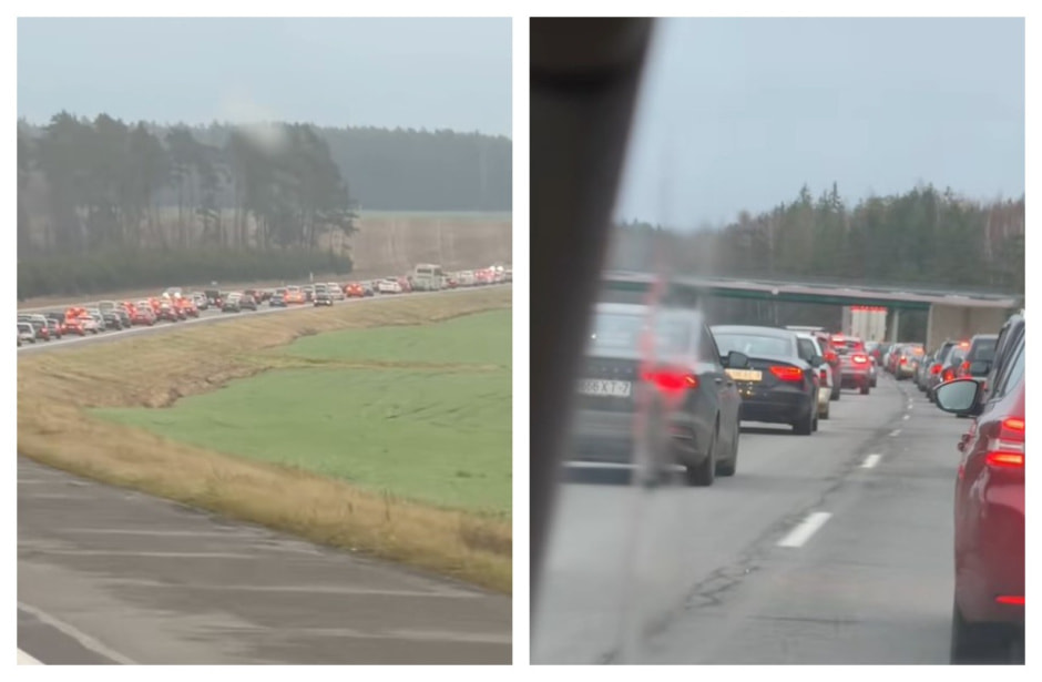 пробка под Дзержинском