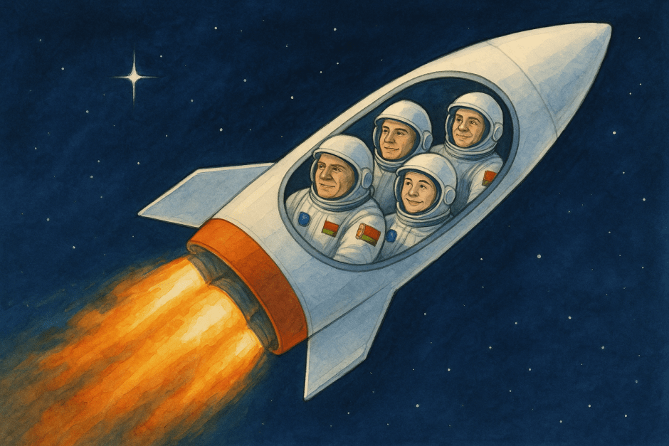 белорусские космонавты в космосе