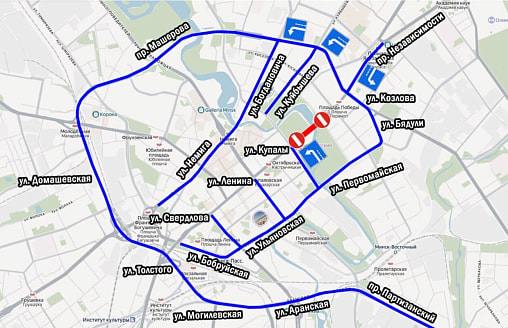В центре Минска перекрыли с 6 июля движение для авто – как объехать?