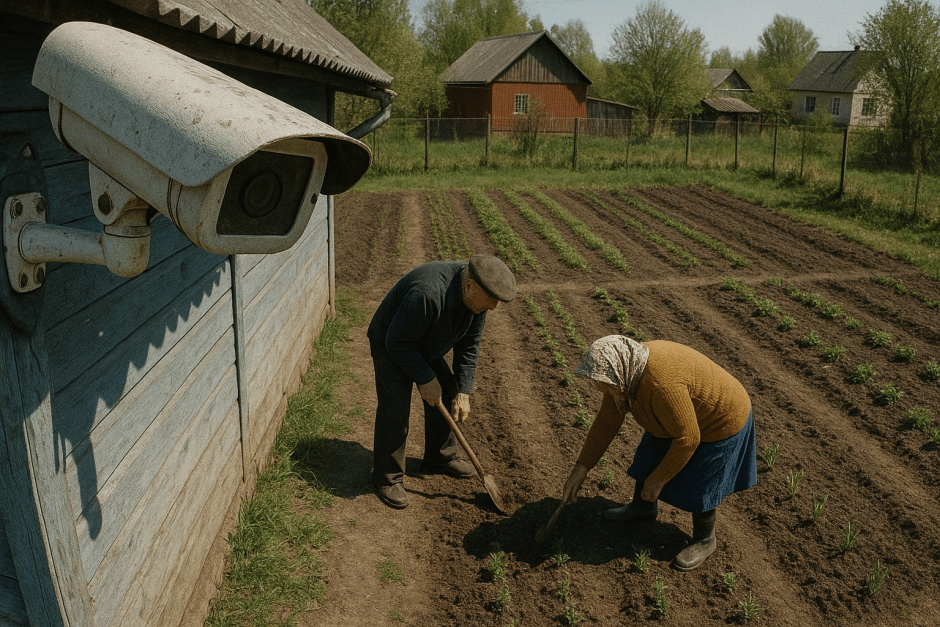 Камера на участке
