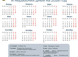 Длинные выходные в январе, апреле, мае и декабре. Как белорусы будут работать и отдыхать в 2026 году