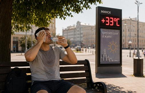 Почему +33 в Минске может быть тяжелее, чем +40 в Ташкенте