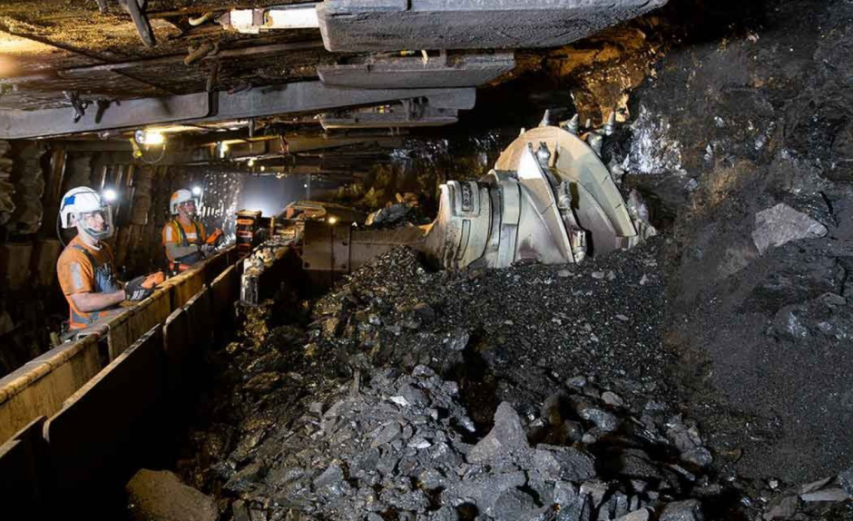 современная добыча угля