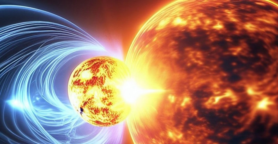 К Земле после вспышки на Солнце летит огромное облако плазмы, ожидаются магнитные бури.jpg