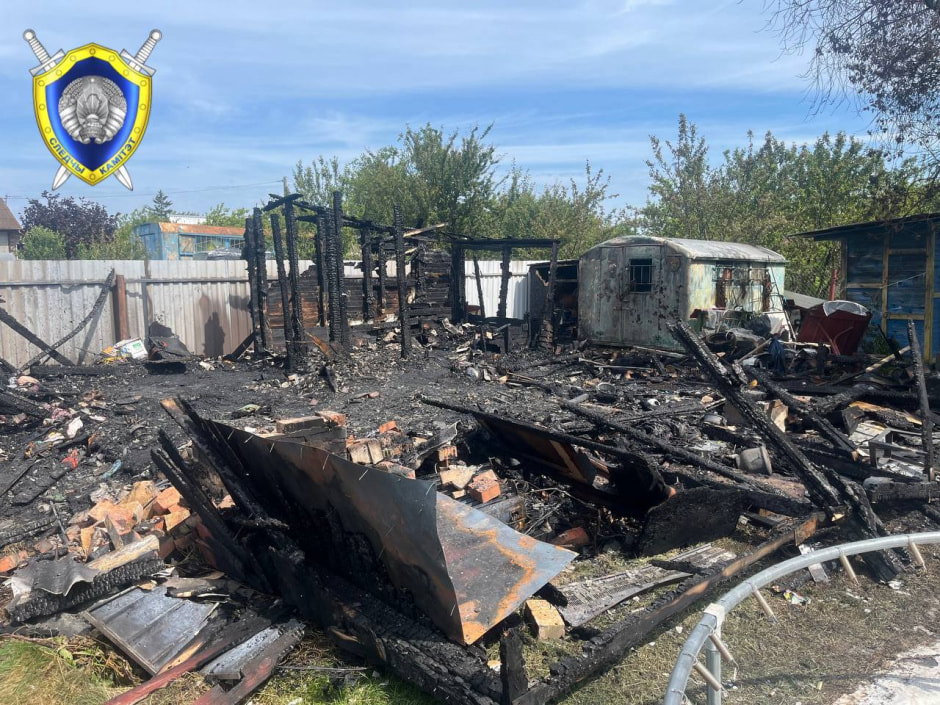 Пожар в Пуховичском районе Пожар в Пуховичском районе