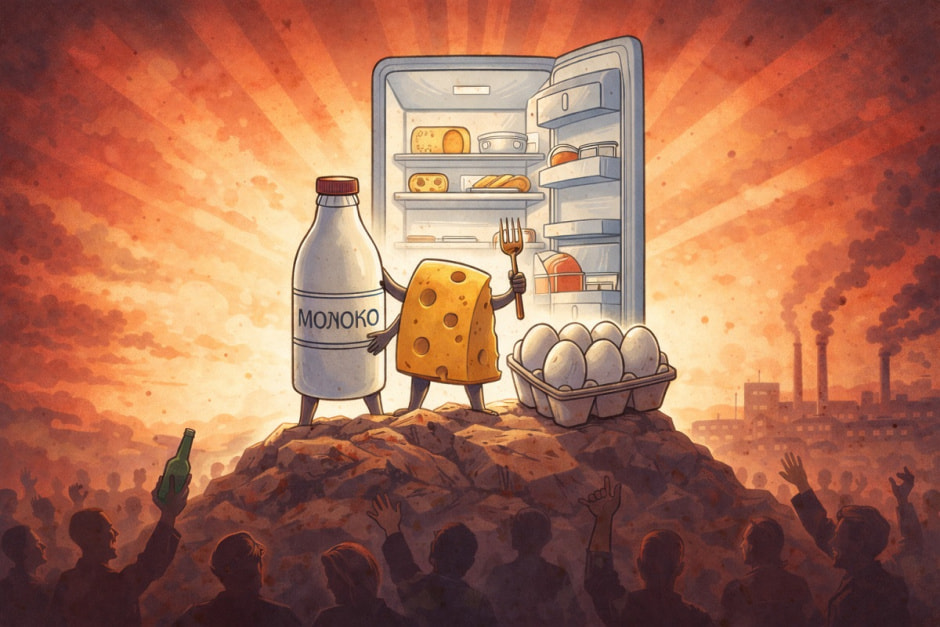 главные продукты, изображение сгенерировано ИИ