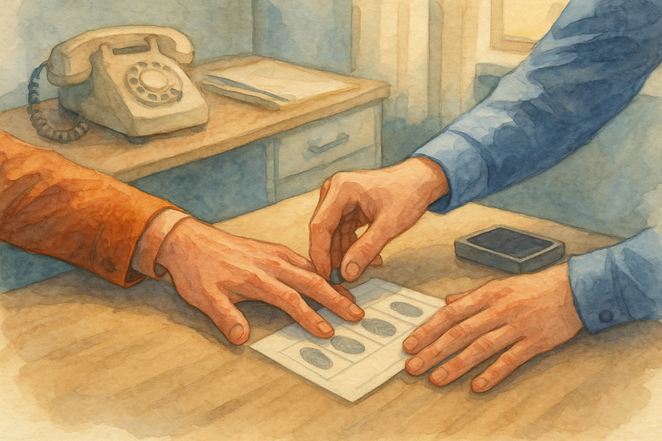 отпечатки пальцев