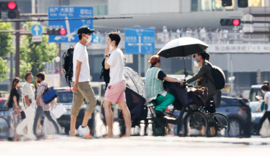 Япония жара