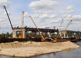 Стало известно, когда откроют один из самых длинных мостов Беларуси 