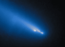 Астрономам удалось подробно зафиксировать процесс разрушения кометы