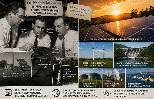 День, когда человек впервые поймал солнце. Что мы знаем к солнечных батареях