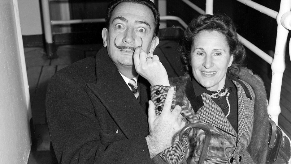 Дали и его жена Гала (Елена Дьяконова)