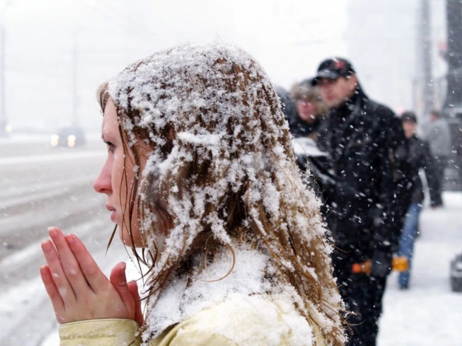 снег и заморозки