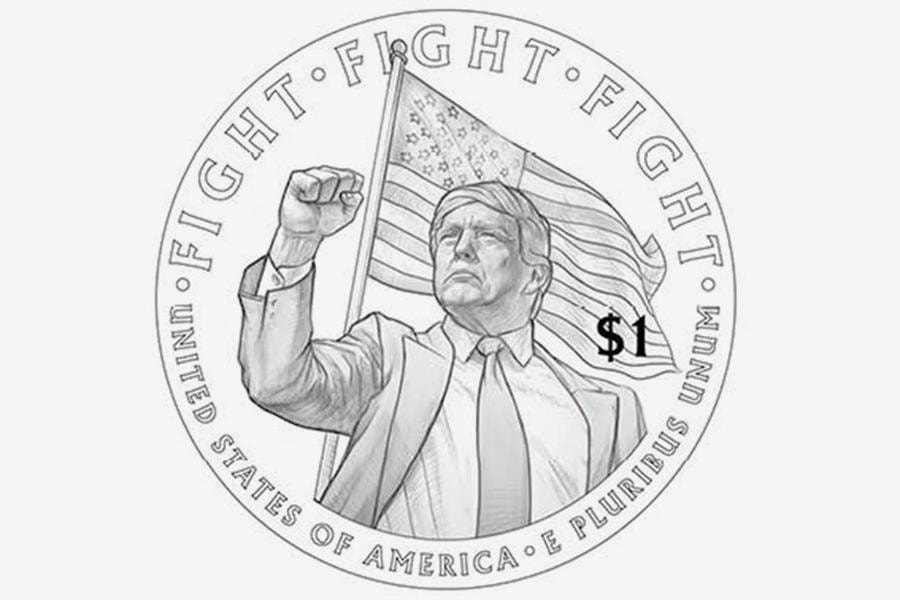 трамп монета