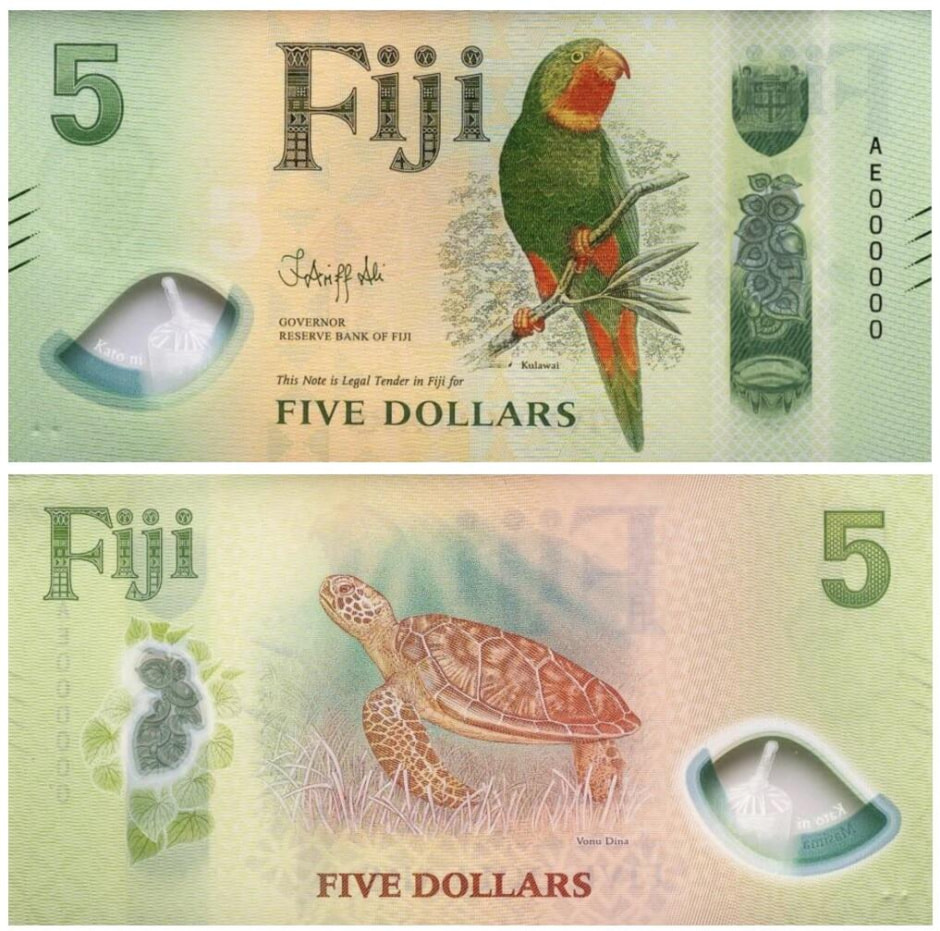 Новые доллары Фиджи