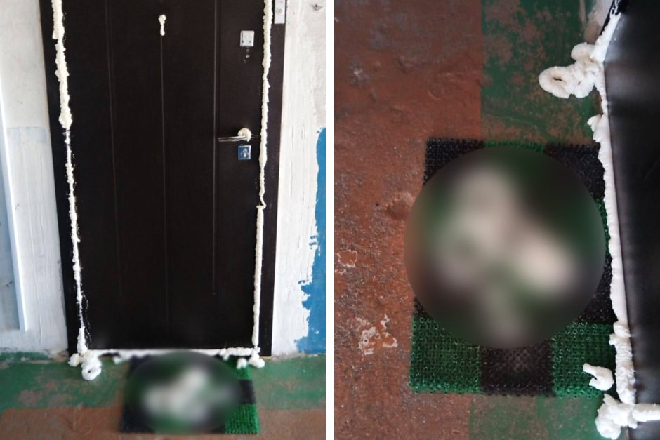 Замуровали дверь