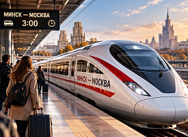 Из Минска до Москвы можно будет добраться за три часа - новый железнодорожный проект