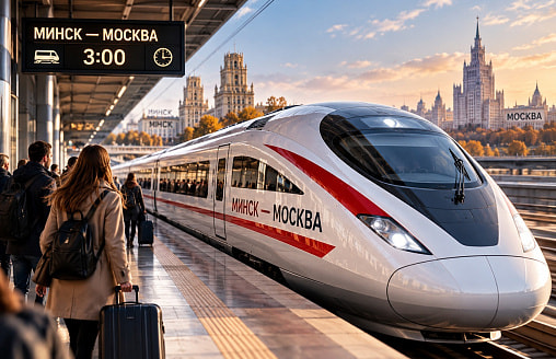 Из Минска до Москвы можно будет добраться за три часа - новый железнодорожный проект