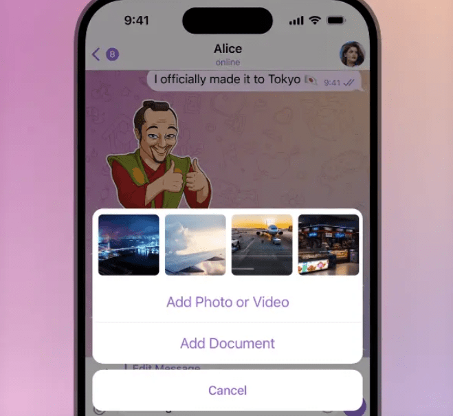 В Telegram вышло глобальное обновление — новый формат хэштегов, улучшенное качество видео. Что еще (3).png