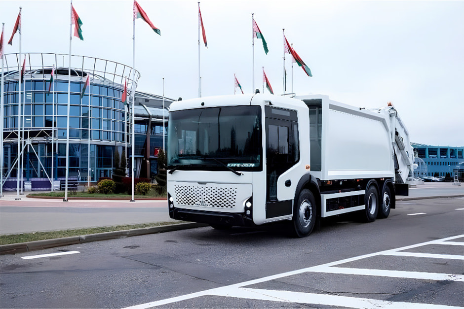 Электрическйи мусоровоз