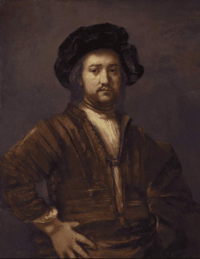 Портрет мужчины с руками на поясе, Рембрандт
