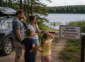 Озеро общее, а пляж за шлагбаумом: кто может закрыть отдыхающим доступ к воде