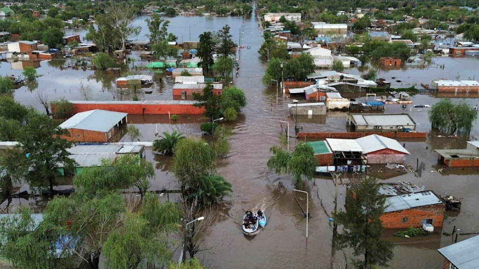 Аргентина наводнения
