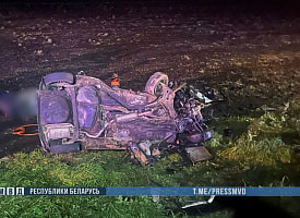 Авто всмятку: в ДТП под Вилейкой погибли 3 человека